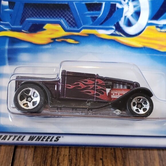 Hot Wheels 2001 Hooligan Dark Purple With Silver Five Spoke Wheels #203 - Picture 3 of 8